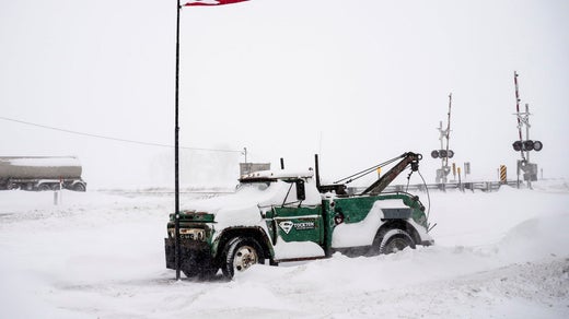 In some places, the temperature can drop to 45 degrees below zero.